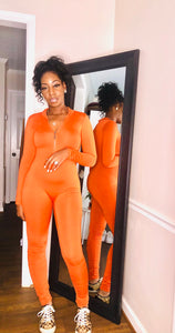 The Maliyah Rust Jumpsuit